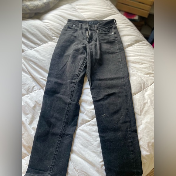 Black High-Rise Mom Next Gen Jean from Aeropostale - Picture 2 of 3